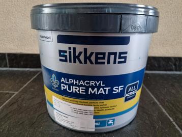 5 L Sikkens Alphacryl Pure Mat SF Kleur: RAL.5010 BLAUW beschikbaar voor biedingen