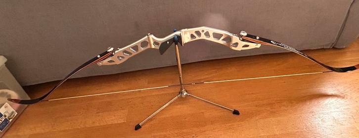 Complete set handboog recurve/barebow, Sport en Fitness, Handboogschieten, Zo goed als nieuw, Recurveboog, Ophalen of Verzenden