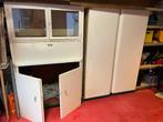 oude keukenkast (ca. 110 - 130 jaar oud), Huis en Inrichting, Ophalen, Gebruikt, Wit, 200 cm of meer