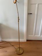 Messing vloerlamp dimbaar, Huis en Inrichting, Ophalen, Gebruikt, 150 tot 200 cm