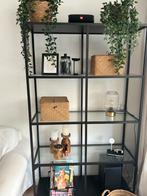 Ikea Vittsjö stellingkast zwart/bruin 100x175, Huis en Inrichting, Kasten | Stellingkasten, Ophalen, Zo goed als nieuw