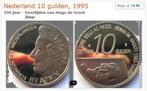 Nederland Beatrix ƒ 10.00 1995 Hugo de Groot / Zilver Bieden, Postzegels en Munten, Munten | Nederland, Koningin Beatrix, Zilver
