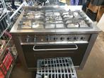 Heel net gasfornuis Indesit 5 pits type C98, Witgoed en Apparatuur, Ophalen, Gebruikt, Hete lucht, 4 kookzones
