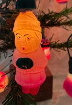 OUD ANTIEK KERSTLAMPJE DECORATIE VERSIERING VROUWTJE 16, Diversen, Kerst, Ophalen of Verzenden, Zo goed als nieuw