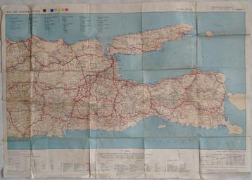 Leger landkaart WO2 US Army Java Maduro oct 1945 sheet 3 NI beschikbaar voor biedingen