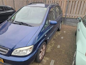 Opel Zafira 1.6 16V 2005 Blauw beschikbaar voor biedingen