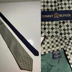 Vintage Tommy Hilfiger tie stropdas 100% zijde, Tommy Hilfiger, Ophalen of Verzenden, Met patroon, Gedragen