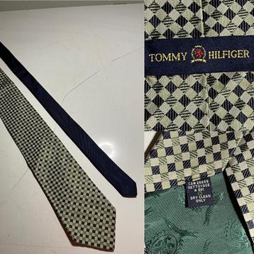 Vintage Tommy Hilfiger tie stropdas 100% zijde beschikbaar voor biedingen