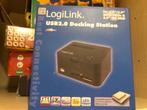 LogiLink USB 2.0 Docking Station, Ophalen of Verzenden, Nieuw, Docking station, Harde schijf