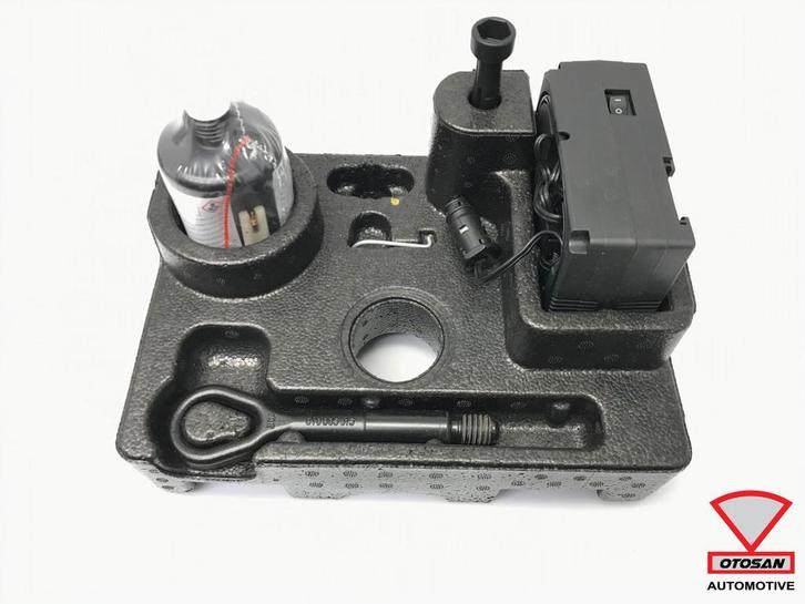 VW Polo 2G Tiguan Elekt. Pomp Schuim Gereedschap 5N0012615F, Auto-onderdelen, Banden en Velgen, Band(en), Gebruikt, Ophalen of Verzenden