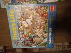 1 maal gemaakt puzzel thats life, Ophalen of Verzenden, 500 t/m 1500 stukjes, Zo goed als nieuw
