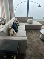 Lichtgrijze hoekbank, Ophalen, 250 tot 300 cm, Gebruikt, Hoekbank