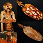 Oude Sagobak / Sago accessoires West Papua Asmat Irian Jaya, Ophalen of Verzenden
