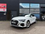 Audi A3 Sportback 30 TFSI S-Line Hybride, Auto's, Stof, Gebruikt, Zwart, Wit