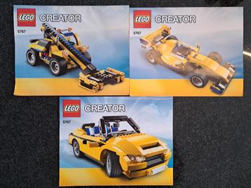 Lego creator coole cabriolet 5767 beschikbaar voor biedingen