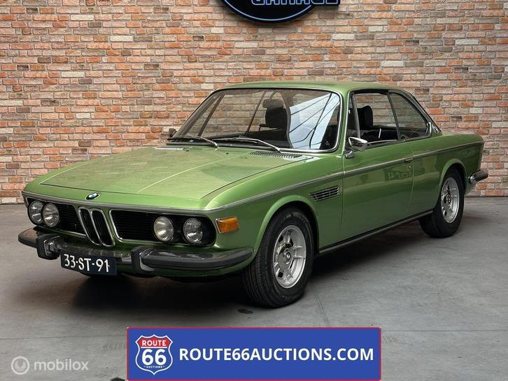 BMW 3.0 CSi | 1972 | Route 66 Auctions, Auto's, Oldtimers, Bedrijf, Te koop, BMW, Benzine, Overige carrosserieën, Handgeschakeld