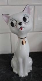 Vintage kat porselein 21cm, Verzamelen, Beelden en Beeldjes, Ophalen, Zo goed als nieuw, Dier