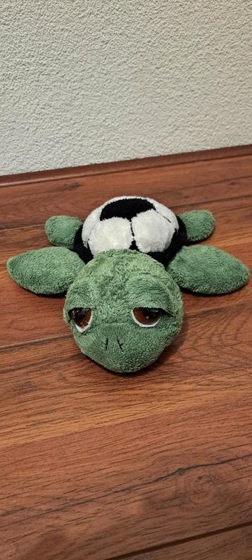 Schildpad met voetbalschild 26 cm. beschikbaar voor biedingen
