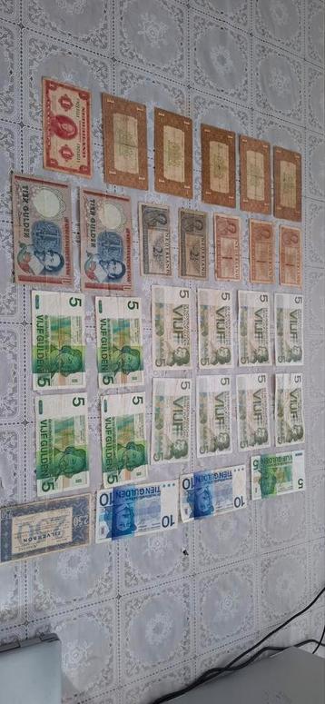 Oude Nederlandse gulden bankbiljetten – bieden per stuk beschikbaar voor biedingen