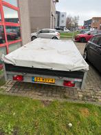 Saris dubbelassife aanhangwagen, Auto diversen, Aanhangers en Bagagewagens, Ophalen, Zo goed als nieuw