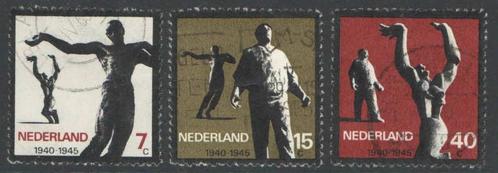 Nederland NVPH nr 836/8 gestempeld Verzetsmonumenten 1965, Postzegels en Munten, Postzegels | Nederland, Gestempeld, Na 1940, Verzenden