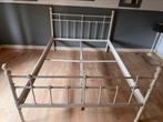 Wit spijlen bed, Wit, Zo goed als nieuw, 200 cm, Metaal