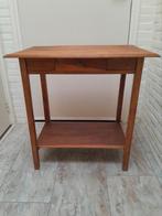 Mooi oud eiken tafeltje, Huis en Inrichting, Tafels | Sidetables, Ophalen, 50 tot 100 cm, Zo goed als nieuw, 25 tot 50 cm