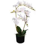 Kunstplant orchidee kamerplant pot 65 cm wit GRATIS BEZORGD!, Huis en Inrichting, Woonaccessoires | Kunstplanten en Kunstbloemen