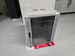 19 inch wandrack 15U (dubbel deur), Computers en Software, Serverkasten, Ophalen, Gebruikt, Glas, Plaatstaal