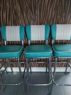 4 schitterende Bel-Air bar stoelen met voetsteun, 90 cm of meer, Metaal, Zo goed als nieuw, Ophalen