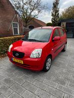 Kia Picanto 1.0 2007, Auto's, Voorwielaandrijving, Stof, Zwart, 61 pk