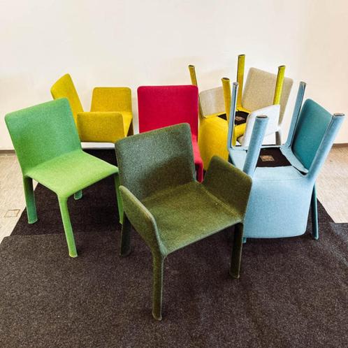 Kristalia - Joko stoel - diverse kleuren - met armleuningen, Huis en Inrichting, Stoelen, Zo goed als nieuw, Eén, Metaal, Stof