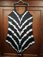 tie dye jumpsuit zwart wit One size, Kleding | Dames, Ophalen of Verzenden, Nieuw, Zwart, Jurk