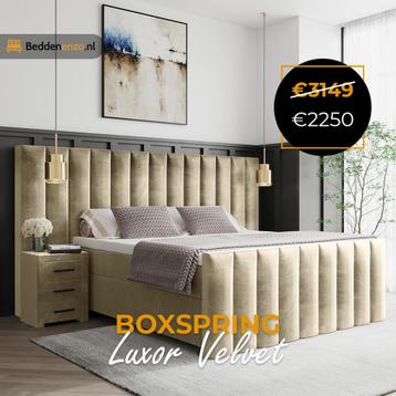 Boxspring Luxor Prachtig Design NU GRATIS levering Bekijk !! beschikbaar voor biedingen