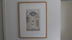 GEA KARHOF ;gesign ets ingelijst plus groot boek, Antiek en Kunst, Kunst | Etsen en Gravures, Ophalen of Verzenden