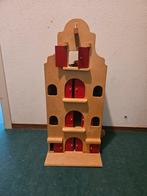 poppenhuis grachtenpand pakhuis hout, Kinderen en Baby's, Speelgoed | Poppenhuizen, Ophalen, Gebruikt, Poppenhuis