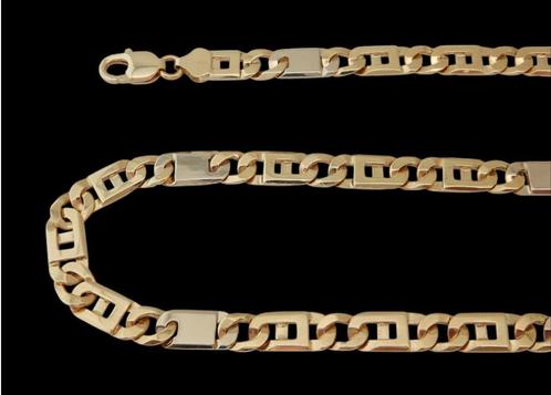 Zware 14 karaat Gouden Ketting in RolexSchakel Rolex 70 cm, Sieraden, Tassen en Uiterlijk, Kettingen, Nieuw, Goud, Goud, Ophalen of Verzenden