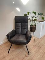Leren fauteuil, Ophalen of Verzenden, Zo goed als nieuw