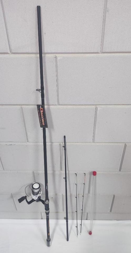 Set Robinson Diagonal Picker Hengel 2,40 + Arca 3000 Molen, Watersport en Boten, Hengelsport | Witvissen, Nieuw, Complete set