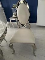 Modern Design barok eethoek, Ophalen of Verzenden, Zo goed als nieuw, Modern, 4 tot 6 stoelen