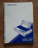 Star Dot matrix LC-10 Printer User Manual. (Vintage), Ophalen of Verzenden, Zo goed als nieuw, STAR, Hardware