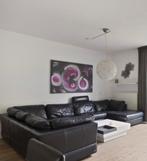 Zwarte Natuzzi leren bank - Zeer goede staat!, Huis en Inrichting, Banken | Bankstellen, Ophalen, 300 cm of meer, Leer, Zo goed als nieuw