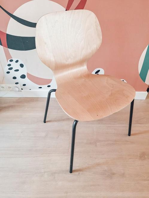 4 Ikea SIGTRYGG stoelen met SEFAST onderstel, Huis en Inrichting, Stoelen, Zo goed als nieuw, Zwart, Ophalen