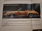 1986 als nieuw zijnde Porsche 911 folder Porsche 928 S4 V8, Ophalen of Verzenden, Zo goed als nieuw, Porsche