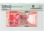 South Africa 50 Rand 2018 Unc PMG 68 EPQ, Ophalen of Verzenden, Zuid-Afrika, Los biljet