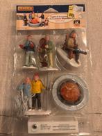 Lemax verlichtte figuurset fire pit set of 5, Diversen, Kerst, Ophalen of Verzenden, Zo goed als nieuw