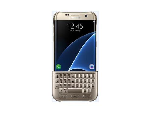 Samsung Keyboard Cover Galaxy S7 Edge goud, Telecommunicatie, Mobiele telefoons | Hoesjes en Frontjes | Samsung, Nieuw, Frontje of Cover