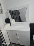 Vintage kaptafel met spiegel, Huis en Inrichting, Gebruikt, Vintage, Ophalen of Verzenden, Minder dan 25 cm