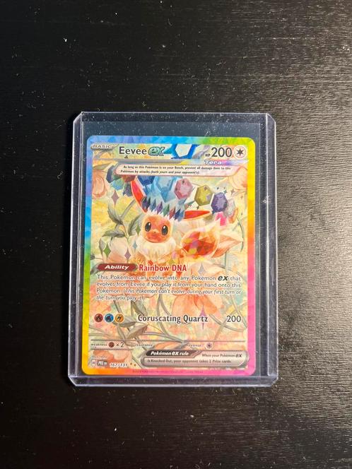 Eevee ex alt art pokemon kaart, Hobby en Vrije tijd, Verzamelkaartspellen | Pokémon, Zo goed als nieuw, Losse kaart, Ophalen of Verzenden
