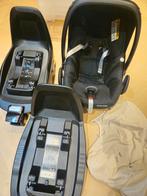 Maxi-Cosi Pebble Pro + 2 Isofix familyfix Bases + Ukje Hoes, Gebruikt, Isofix, 0 t/m 13 kg, Maxi-Cosi